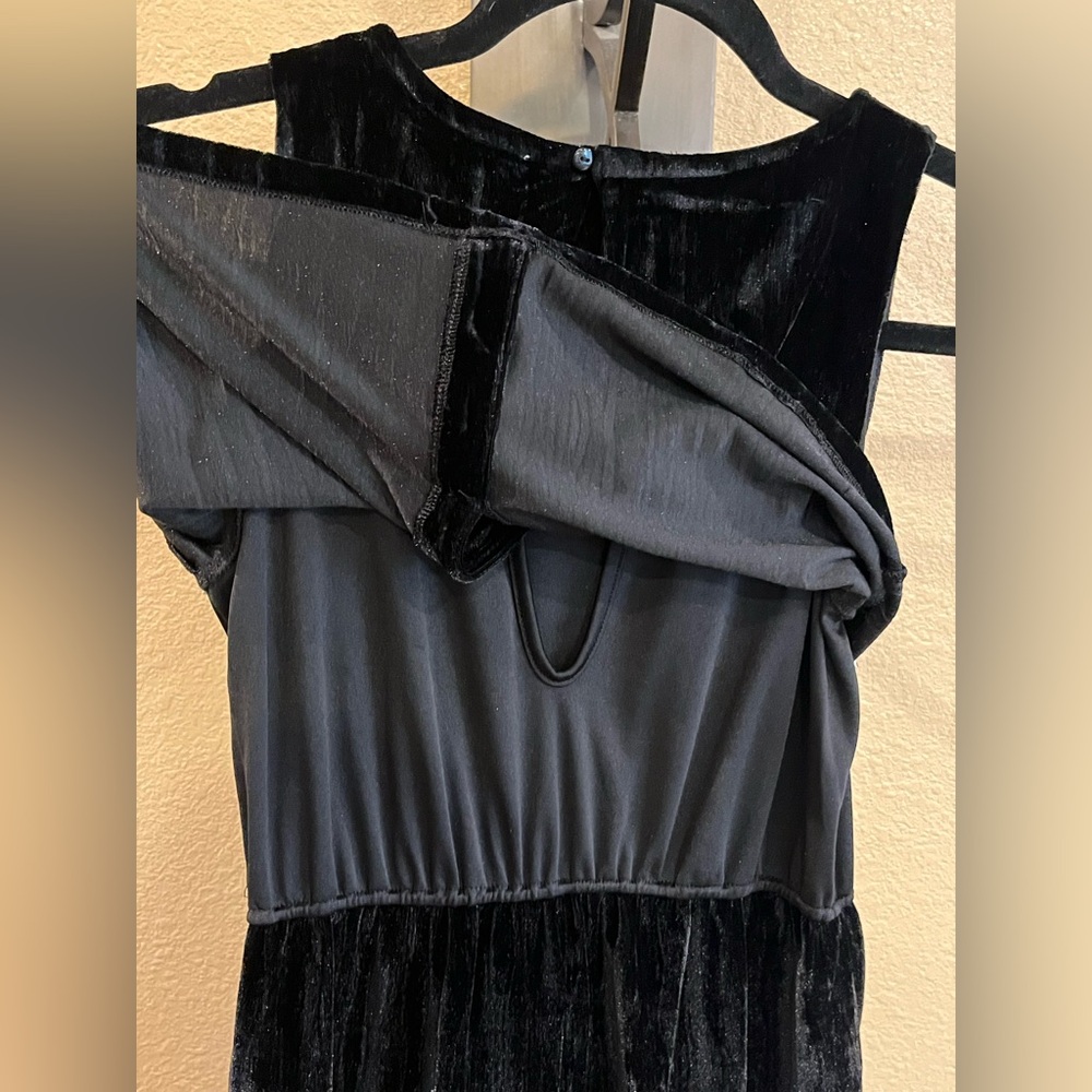 Teenager / Youth Rhinestone Black Velour Jumpsuit by Zara Kids. Stretchy. 11-12 - Picture 8 of 14